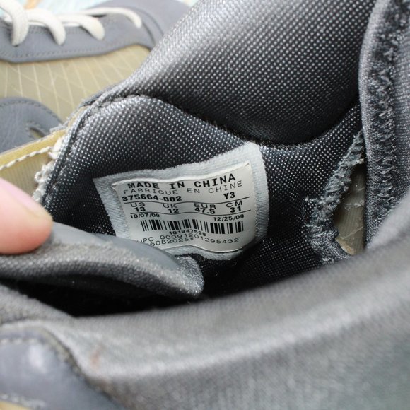 Nike Air Max Lebron VII Gray Leather Lace Up Basketball Sneakers Shoes Size 13 - Picture 8 of 9